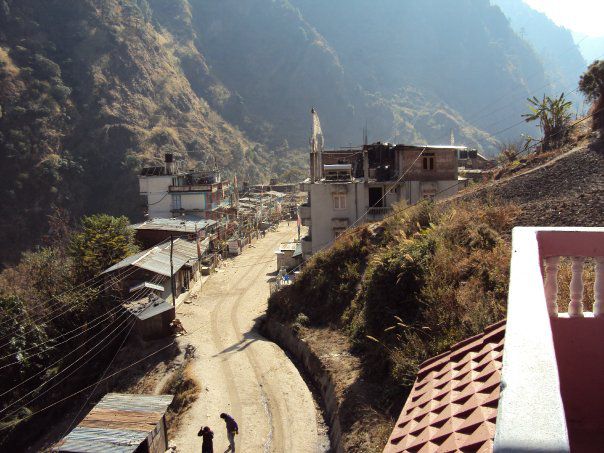 ネパール ランタン谷山間部の村