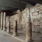イスラエル エルサレム 神殿の柱跡