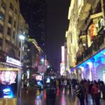 上海 夜の繁華街