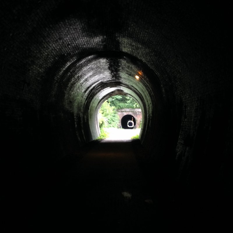 碓氷峠　アプトの道のトンネル
