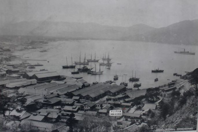 昔の敦賀港の写真